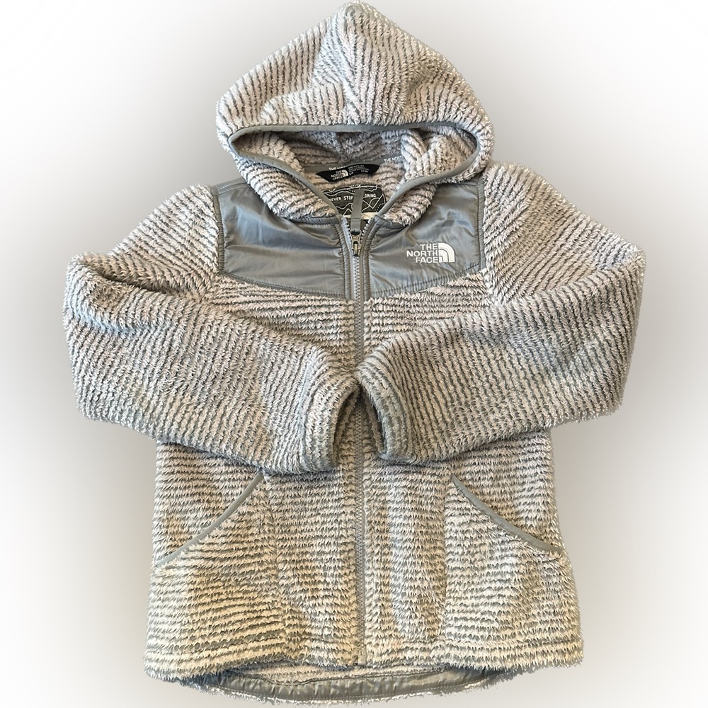 Oso Striped Fleece Zip Hoodie, Pink/Gray